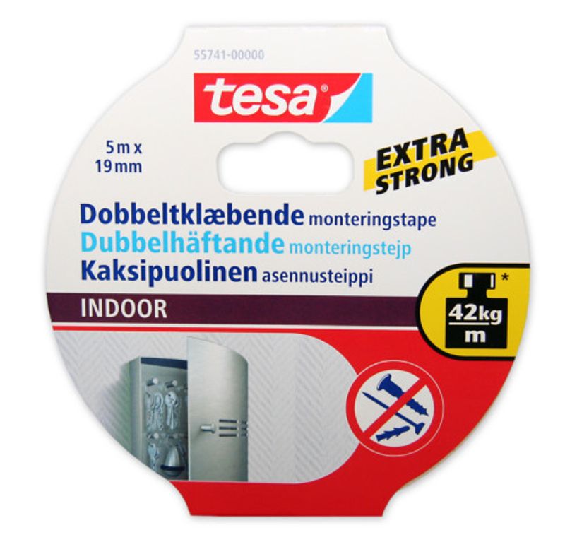 Tesa 55741 Monteringstape 19 mm