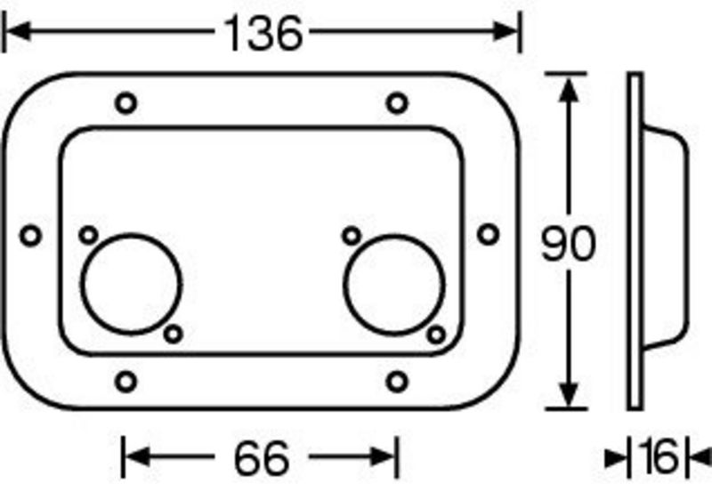 Adam Hall 8708BLK Terminal for Speakon 2