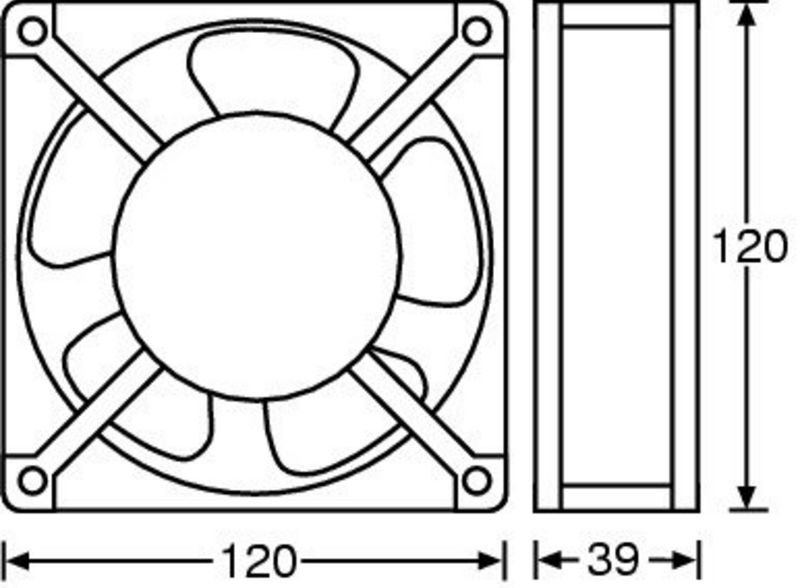 Adam Hall 8762 220v Rackvifte