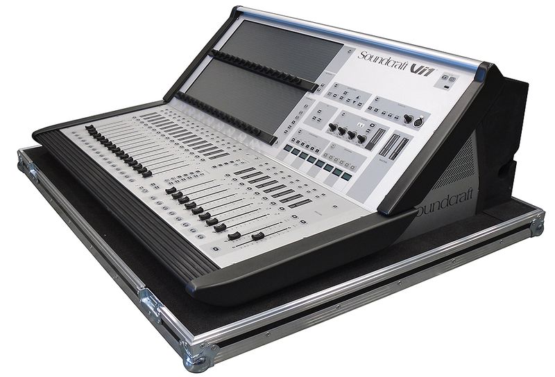 Soundcraft Vi1 m/DH - Flightcase