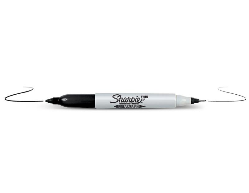 Sharpie Twin Tip Tusj