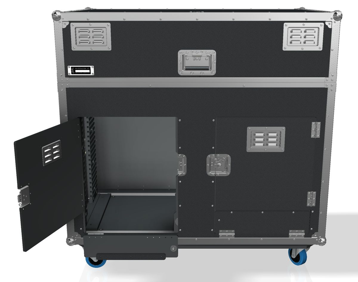 PTS 120-skap for DiGiCo 112 Quantum og AluPro, Dobbel bredde